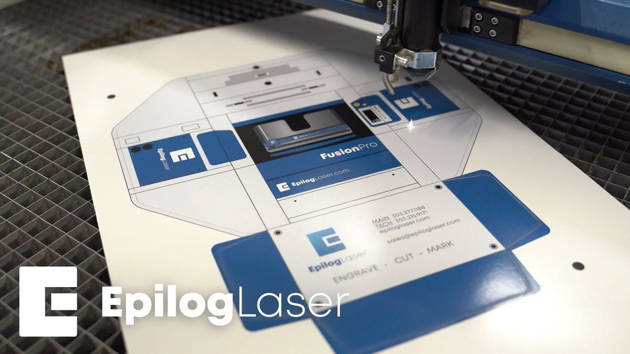 Epilog Fusion Pro IRIS Camera System - Camera Registration for Laser Die Cutting Printed Materials